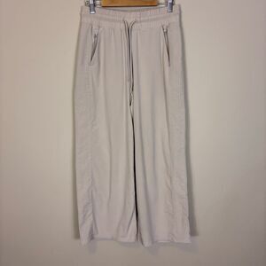Athleta Sand Colored High Waisted Wide Leg Pants Women's 4